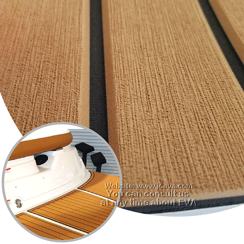 Faux Teak EVA Yacht Mat – Non-Slip EVA Foam Decking Pad for Boats, Yachts, and Marine Flooring