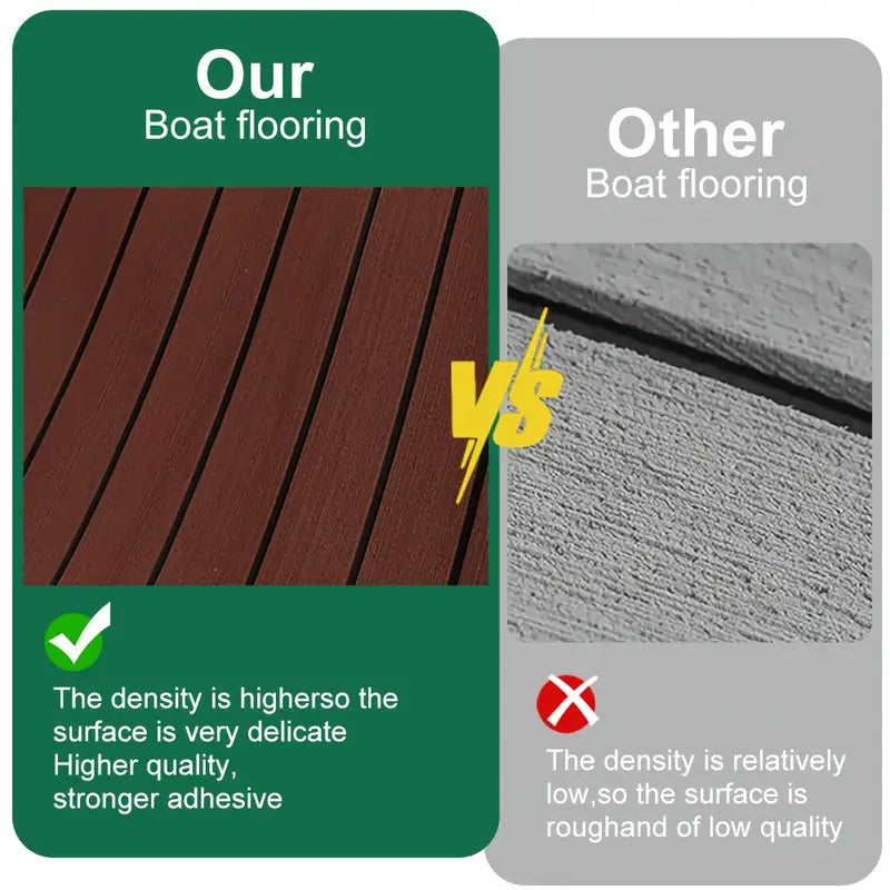 High-quality dark brown EVA Marine floor, self-adhesive anti-slip pad