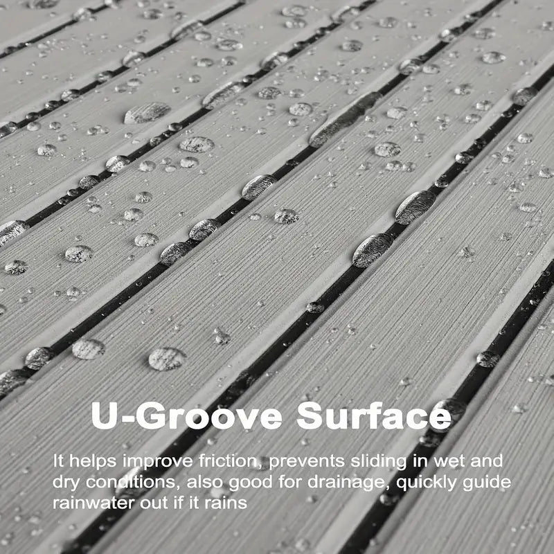 High-quality light grey EVA Marine floor, self-adhesive anti-slip pad