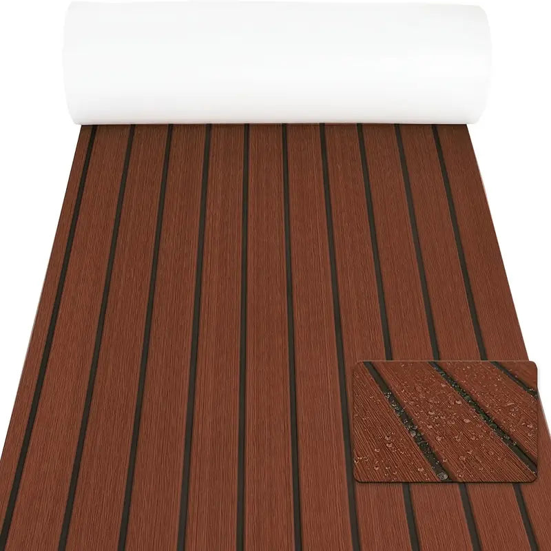 High-quality dark brown EVA Marine floor, self-adhesive anti-slip pad