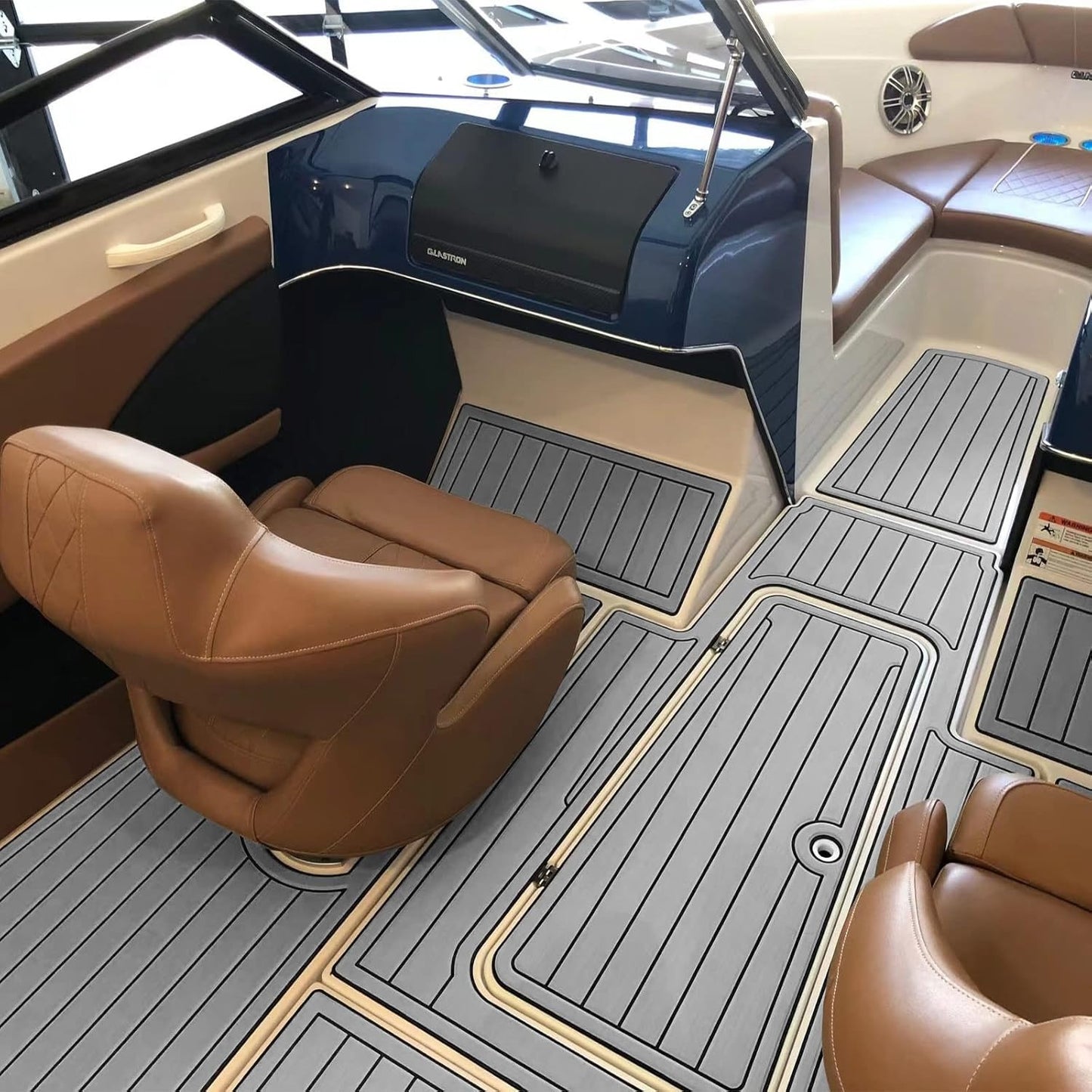 Standard EVA Marine Deck Mat – Non-Slip Boat Floor Mat, Easy to Cut and Install