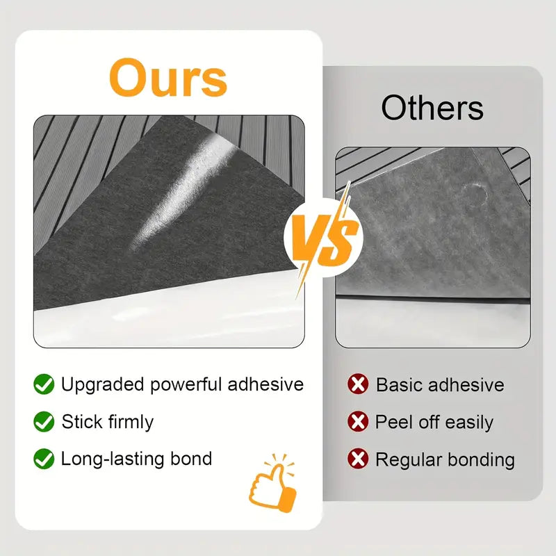 High-quality light grey EVA Marine floor, self-adhesive anti-slip pad