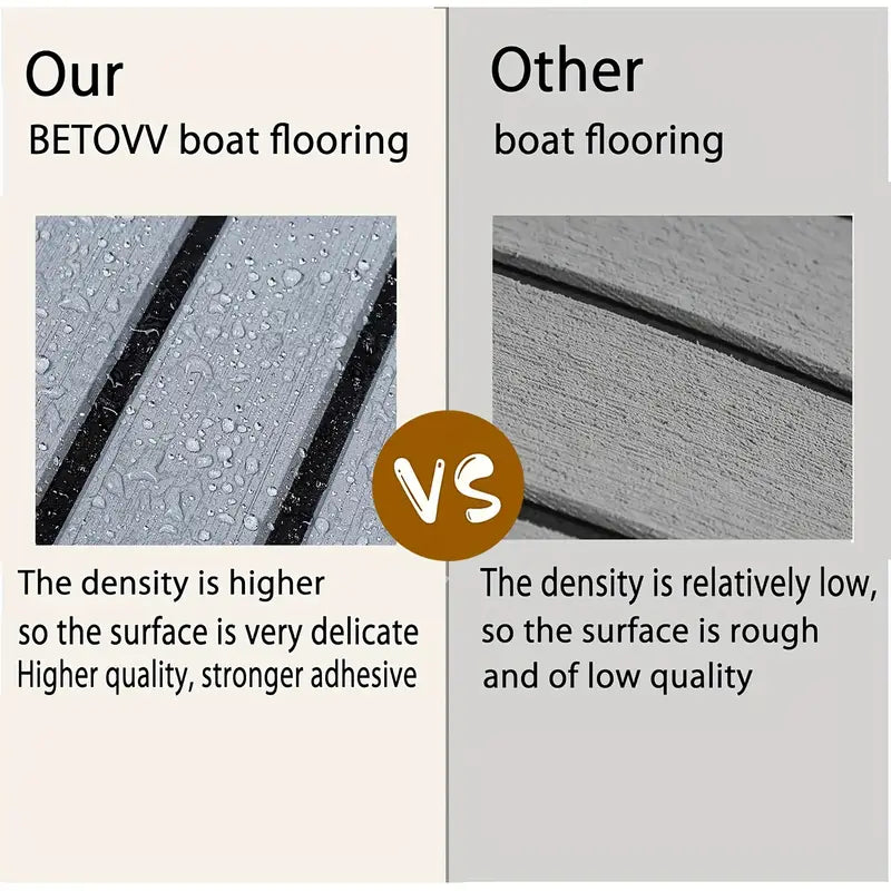 High-quality light grey EVA Marine floor, self-adhesive anti-slip pad