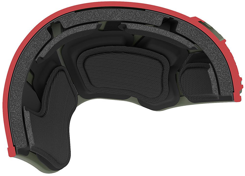 Impact-Absorbing Liner for Skateboard Helmet