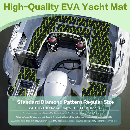 Anti-Slip Grip Comfort Non-Fading UV Protection EVA Foam Decking Material