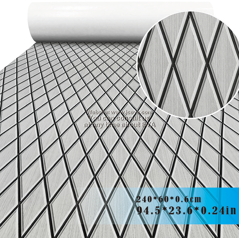 EVA Diamond Pattern Deck Mat – Textured Anti-Slip EVA Foam Flooring for Boats & Yachts