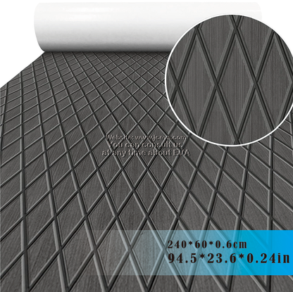 EVA Diamond Pattern Deck Mat – Textured Anti-Slip EVA Foam Flooring for Boats & Yachts