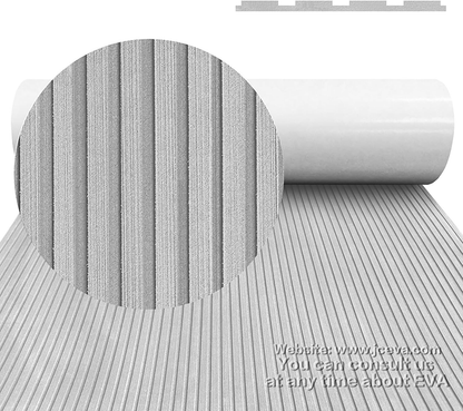 Gray/White EVA Marine Deck Mat – Durable EVA Boat Flooring for Yachts and Boats