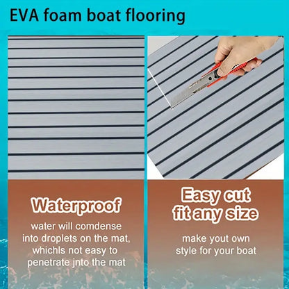 High-quality light grey EVA Marine floor, self-adhesive anti-slip pad