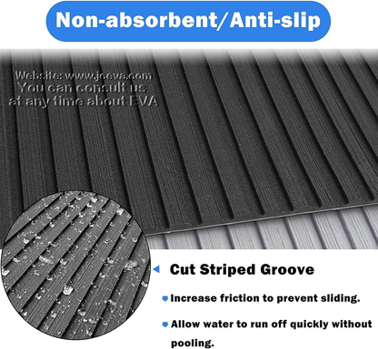 Luxury EVA Yacht Mat – Premium Black EVA Decking for Yachts and Marine Flooring