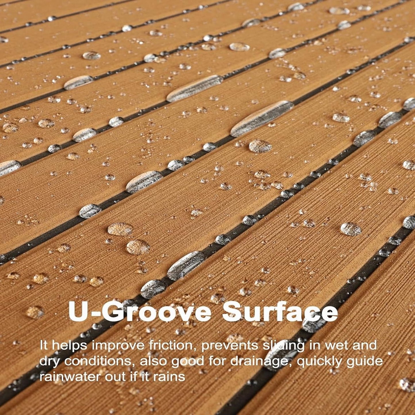 Double-layer EVA Non-slip Boat Mat – Dual-color Marine Foam Sheet for Wet Environments