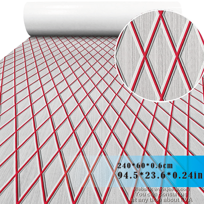 EVA Diamond Pattern Deck Mat – Textured Anti-Slip EVA Foam Flooring for Boats & Yachts