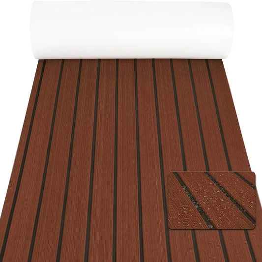 High-quality dark brown EVA Marine floor, self-adhesive anti-slip pad