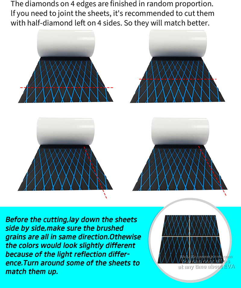 EVA Jet Ski Deck Mat – Durable EVA Watercraft Flooring for Jet Skis and Wakeboards