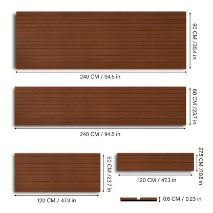 High-quality dark brown EVA Marine floor, self-adhesive anti-slip pad