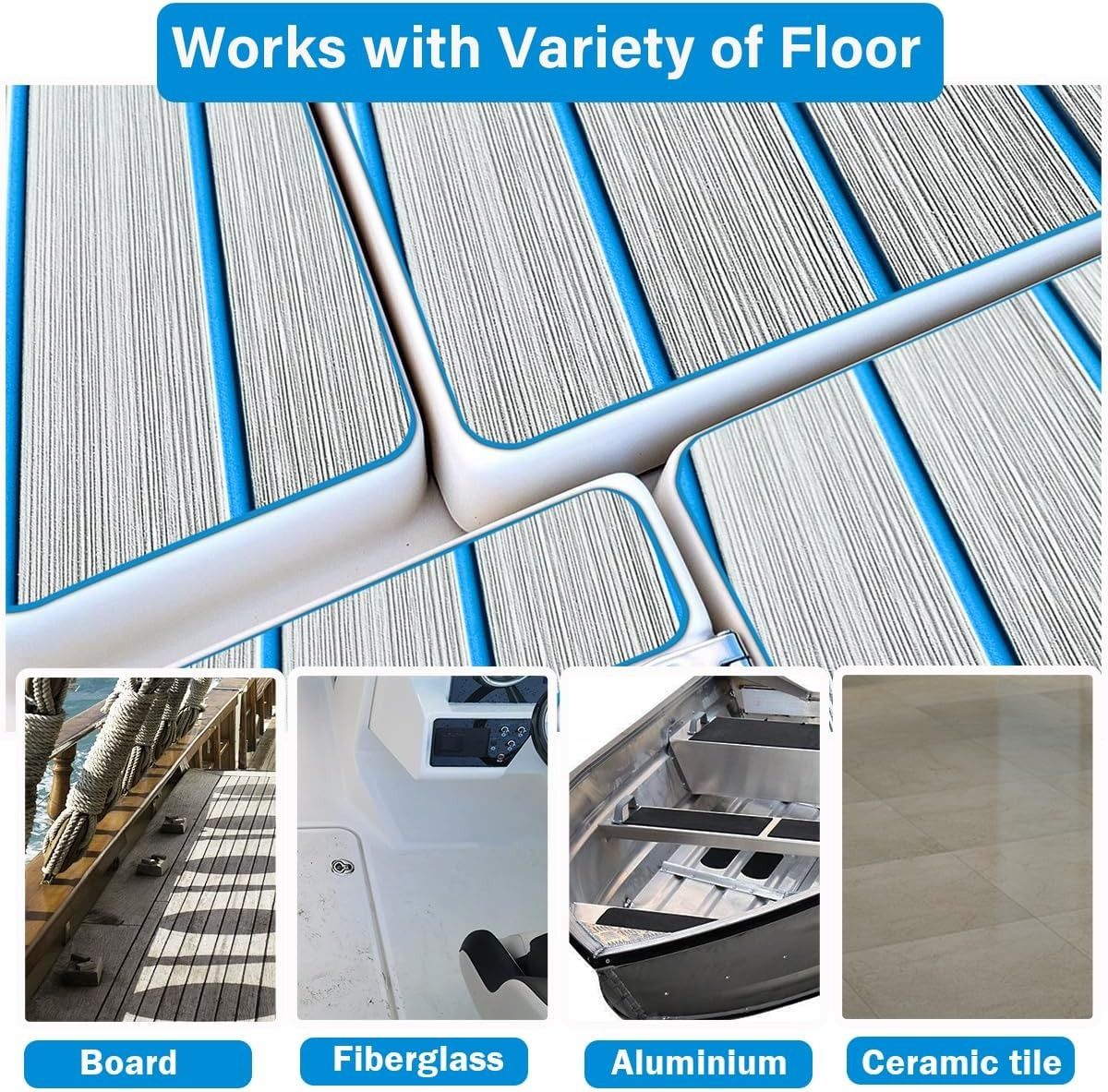 Personalized EVA Foam Decking Material with Precision Logo Engraving