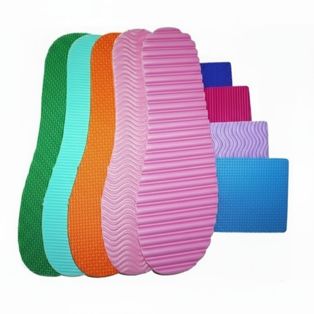 Colored EVA sheets used for making insole inserts