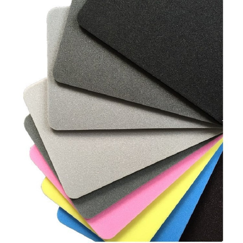 Colored EVA sheets used for making insole inserts