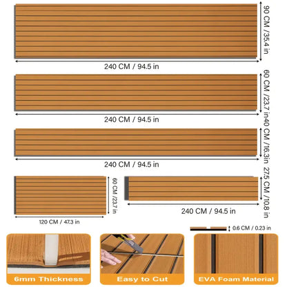 EVA anti-slip yacht mat